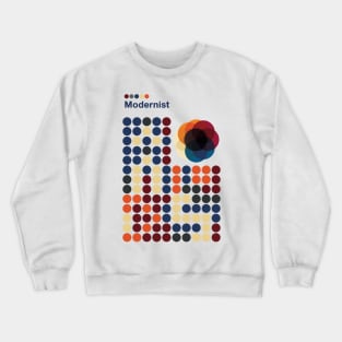 Modernist Circles Crewneck Sweatshirt